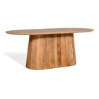 By fonQ Grand Eettafel Lichtbruin Mangohout thumbnail 3