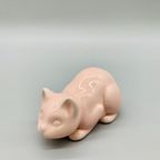 Vintage Keramiek Deco Kat Pastel Roze thumbnail 8