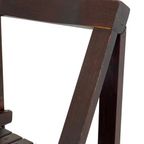 Aldo Jacober - Folding Chair Model ‘Trieste’ - Bazzani Italy - Dark Brown (Wood Grain) - Multiple thumbnail 7