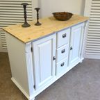 Prachtig Wit Landelijk Dressoir 135 Cm thumbnail 7