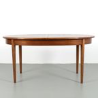 Engelse, Ovale, Uittrektafel In Teak Fineer 69020 thumbnail 4