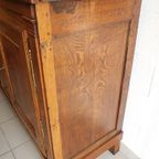 Prachtige 19de Eeuwse Dressoir In Eik thumbnail 3