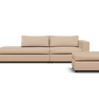 4x6 sofa - X2 Modulaire Bank Beige Velours thumbnail 16