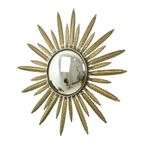 Mid Century Verkoperd Metalen Zonnespiegel Deknudt Convex 55Cm thumbnail 12