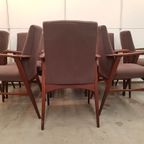 Set Van 8 Deense Teaken Armstoelen Prijs/set thumbnail 2