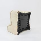 Vintage Italiaanse Altana Design Fauteuil 1970s Beige Linen thumbnail 2