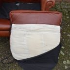 Leren Heren Zetel, Oor Fauteuil thumbnail 4