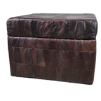 Vintage Patchwork Ottoman/kist 1970s thumbnail 3