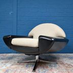 Vintage Deens Design Draaifauteuil, Johannes Andersen Midcentury Design thumbnail 7
