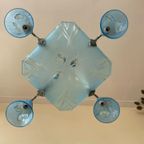 Lamp Hanglamp Art Deco 1930 Degué Gesigneerd Frans thumbnail 7