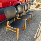 4 Vintage Eetkamerstoelen thumbnail 9