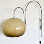 Vintage Artifort Double Arc Mushroom Space Age Wall Lamp thumbnail 7