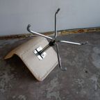 Vintage Brabantia Stoel / Stool / Chair Voor Eetkamer Of Keuken In Beige Kunstleder (skai) thumbnail 15
