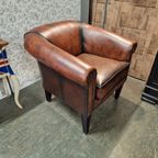 Chesterfield Club Chair - Antiek Bruin thumbnail 5