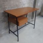 Vintage Bureau Laptop Tafel Smal Bureautje Kinderbureau Balie Werktafel Toonbank thumbnail 11