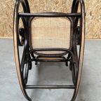 Jaren '60' Michael Thonet Schommel Stoel thumbnail 17