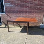 Vintage Wenge Eettafel Uitschuifbaar. thumbnail 6