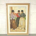 Henri Cassiers - Grote Ingekaderde Druk thumbnail 6