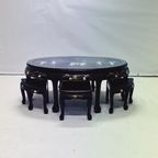 Chinese Salontafel Met Krukken thumbnail 2