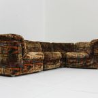 Vintage Modulaire Elementen Sofa Hoek Bank 1970S thumbnail 5