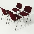 4 X Dsc Stoelen By Giancarlo Piretti For Castelli Jaren 70 thumbnail 8