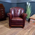 Vintage Topper, Schapenleren Clubfauteuil thumbnail 11