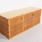 Vintage Bamboo And Rattan Sideboard thumbnail 9