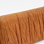 Piumino Cognac Leather Sofa By Jonathan De Pas For Dall’Oca 1970S Italy thumbnail 7