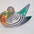 Mangani Italiaanse Porseleinen Duif Sculptuur Bonbonschaal thumbnail 15