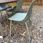 Muuto / Fiber Outdoor Side Chair / Set 6 Stuks / Dusty Green thumbnail 11