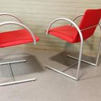 2 Vintage Cirkel Eetkamerstoelen, Metaform, Postmodern thumbnail 2