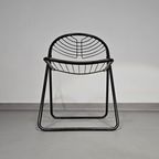 Gastone Rinaldi Folding Chair / Black / Italy 1970s thumbnail 2