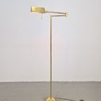Regency Sölken Vloerlamp Messing Verstelbaar Leeslamp ´70 thumbnail 4