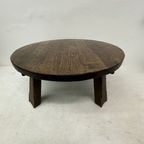 Brutalist Solid Wooden Coffee Table , 1970’S thumbnail 13