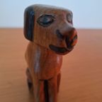 Houten Zittende Hond thumbnail 2