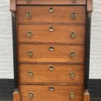 Antiek Hollands Eiken Ladenkast, 92 Cm Breed, 160 Cm Hoog thumbnail 12
