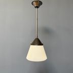 Opaline Glazen Kandem Hanglamp Model 409 thumbnail 5