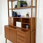 Scandinavisch Teak Fineren Boekenkast Forsol thumbnail 16