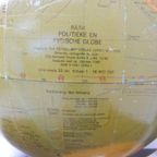 Vintage Wereldbol Globe Lamp Tafellamp Voor 1981 Mid Century thumbnail 8