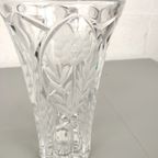 Boheemse Kristallen Vaas Met Bloemen thumbnail 4