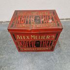 Alex Meijer's Koffie Blik Theeblik Winkelblik Antiek Blik thumbnail 6