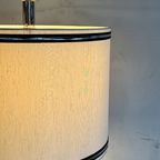 Elegant Table Lamp In Chrome And Silk, Germany 1960 thumbnail 4