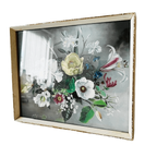Vintage Lijstje Met Bloemen Lithografie 1950’s thumbnail 4