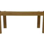 Vintage Minimalistische Eikenhouten Salontafel 80's Design thumbnail 18