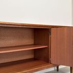 Vintage Houten Dressoir / Sideboard Met 2 Deurtjes En 3 Lades thumbnail 17