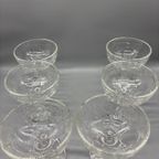 Set Vintage Ijscoupes Fruit 6 Stuks France thumbnail 8
