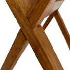 Vintage Massief Houten Tijdschriftenrek Jaren 70 Design thumbnail 13
