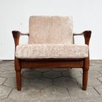 Deense Design Fauteuil Met Bouclé Kussens, 1970'S thumbnail 12