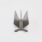 Brushed Steel Magazine Rack 1980S thumbnail 7