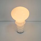 Vintage Space Age Bulb Tafellamp Wit Glas 1970’s Germany thumbnail 2